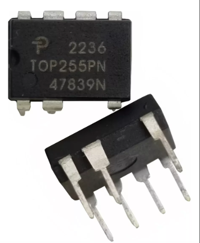 TOP255PN                     Switcher AC/DC, PMIC, controlador SMPS, 59.4-72.6kHz, DIP-8C