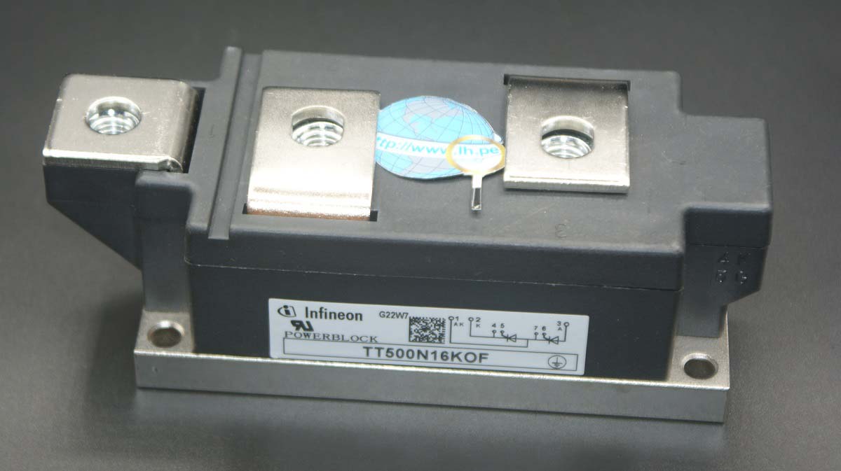 TT500N16KOF           Modulo Thyristor & Thyristor 500Amp, 1600V, dual, Infineon 