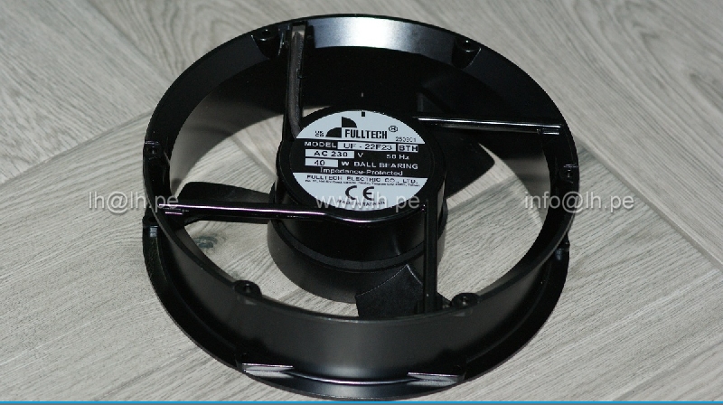 UF22F23-H                  Ventilador: AC; axiales; 230VAC; Ø223x60mm; 660m3/h; 57dBA; bolas, Marca: Fulltech