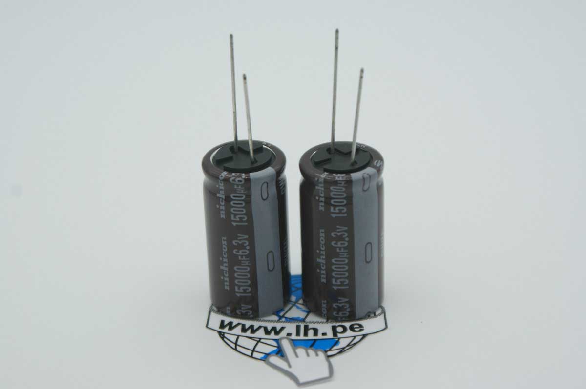UPM0J153MHD                        Condensador: electrolítico; low ESR; THT; 15000uF; 6,3VDC; ±20%; Nichicon