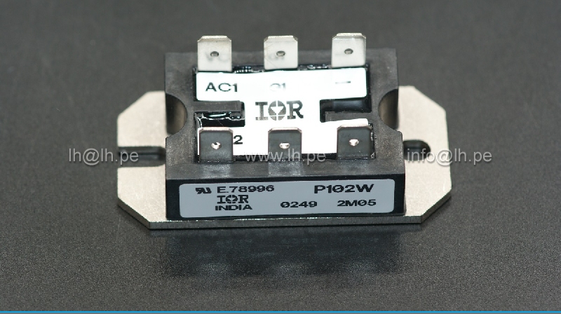 VS-P102W                 Puente monofásico 25A, 600V, 2,SCR/diodos, Montaje de chasis 8-PACE-PAK, VISHAY