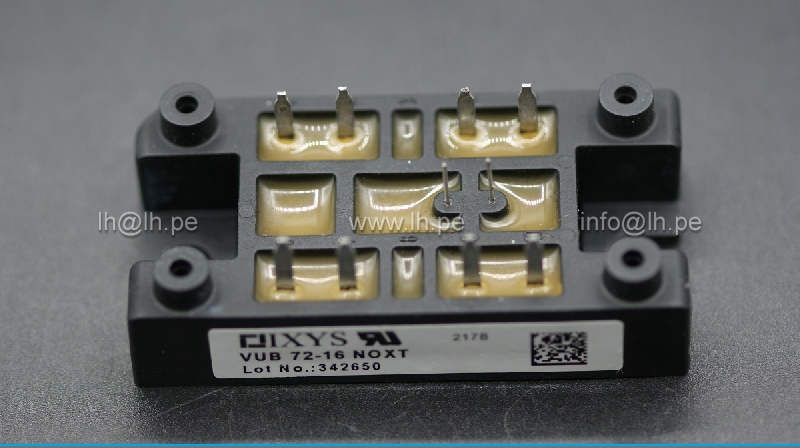VUB72-16NOXT                Bridge Rectifier Three Phase 75Amp. 1.6 kV Chassis Mount V1A-PAK