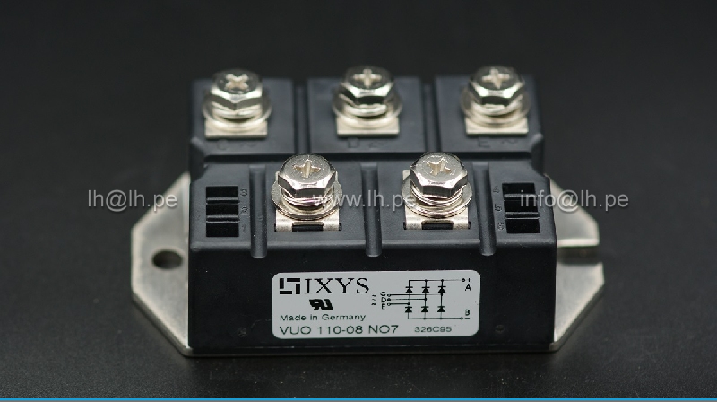 VUO110-08N07                    Modulo Bipolar Rectifier+Brake 110A, 800V, Three Phase, IXYS