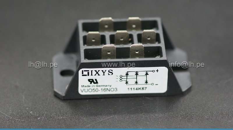 VUO50-16N03                    Modulo Bipolar Rectifier+Brake 50A, 1600V, Three Phase, IXYS