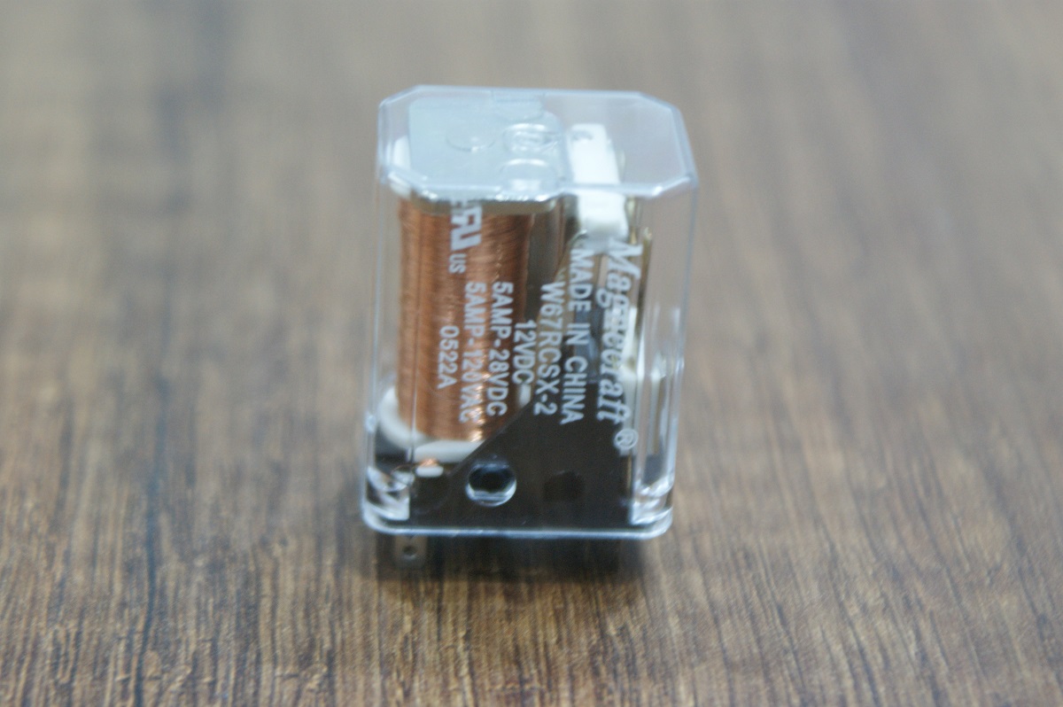 W67RCSX2                      RELAY POWER DPDT, 12VDC, 5A, 8 PIN; PLUG IN