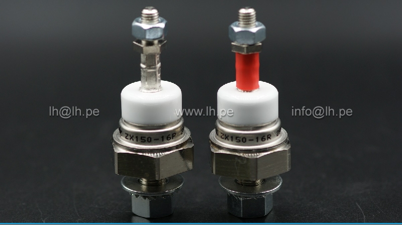 ZX150-16P + ZX150-16R                  Diodo positivo & negativo con montaje perno pasador DO-205AA (DO-8)