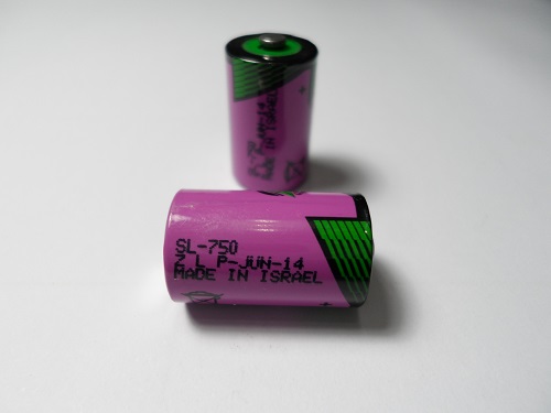 SL-750     Battery Lithium 1/2AA, 3.6V