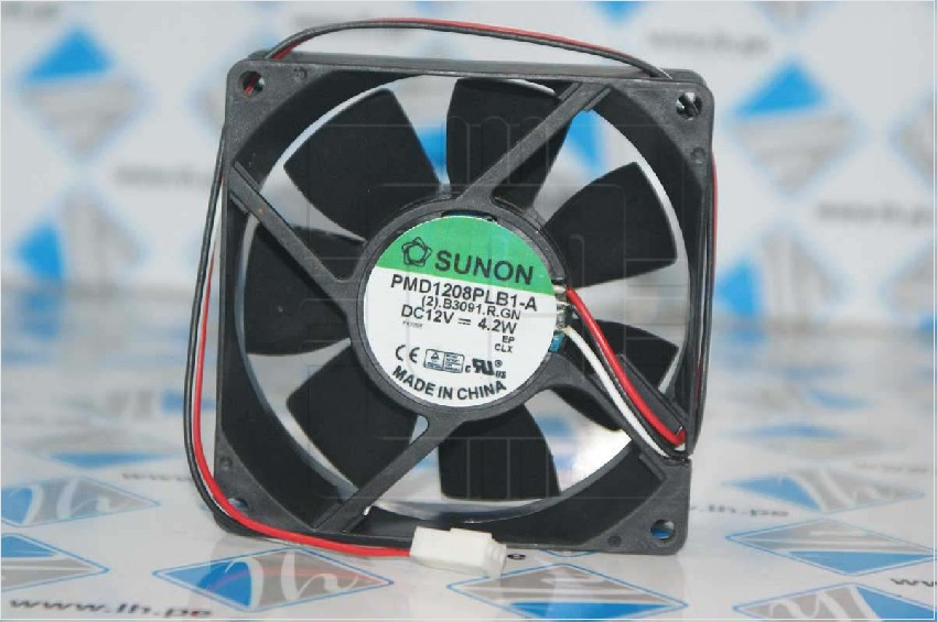 PMD1208PLB1-A (2).B3091.R.GN             SUNON PMD1208PLB1-A Server - Square Fan (2).B3091.R.GN, sq80x80x25mm, w30x3x3, DC 12V 4.2W