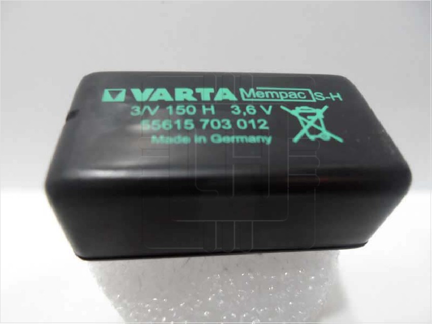 3/V150H  55615703012         Batería Ni-MH, 3.6V, 150mAh