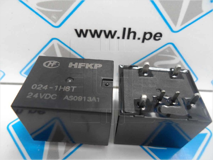 HFKP/024-1H6T           Relay electromagnético, SPST-NO, 24VDC, 60A, de coche, marca Hongfa Relay