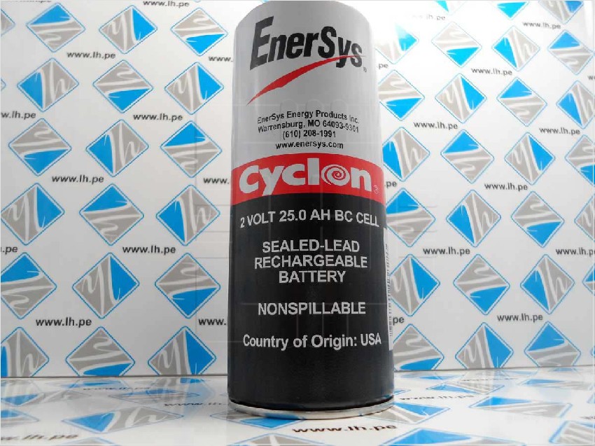 0820-0004      Batería Recargable Enersys Cyclon 2V 25.0Ah