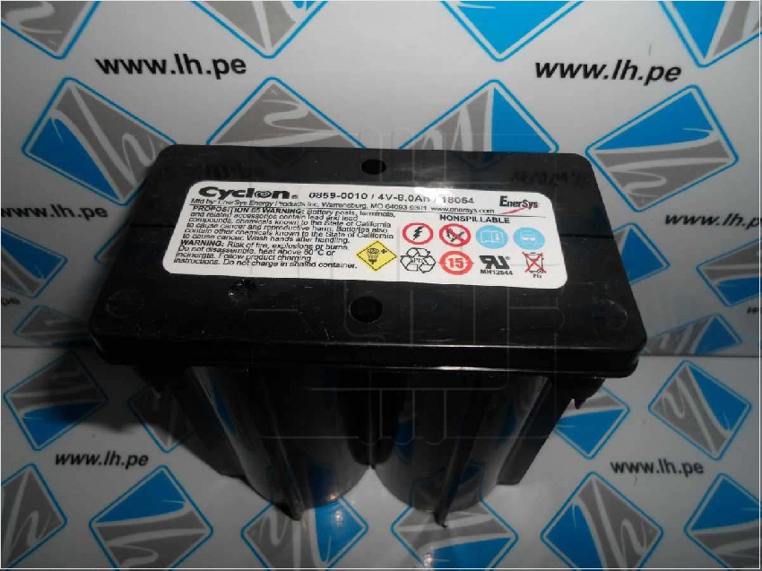 0859-0010      Battery Cyclon Monobloc 4v 8.0ah