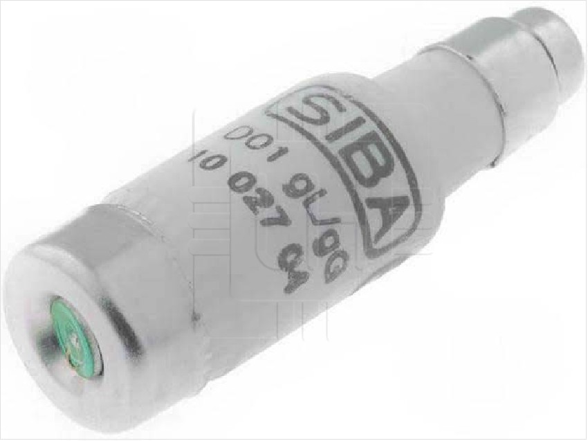 1002704.6 D01             Fusible tipo botella 6A, 400VAC, gG/gL, de cerámica