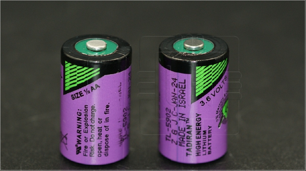 TL-5902       Batería Lithium 3.6V, 1200mAh, 1/2AA, High Performance, Tadiran