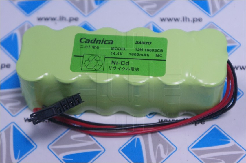 12N-1600SCB              Batería recargable para sistema OKUMA OSP-P200M 14.4V 1600mAh, SANYO