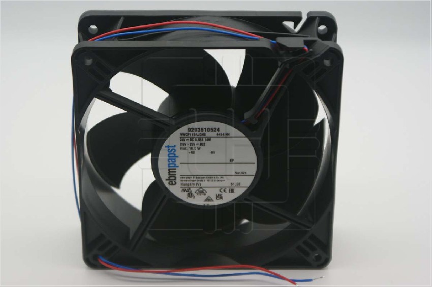 4414HH          Ventilador CC, axial, 24VDC, 119x119x38mm, 285m3/h, marca EBM-PAPTS