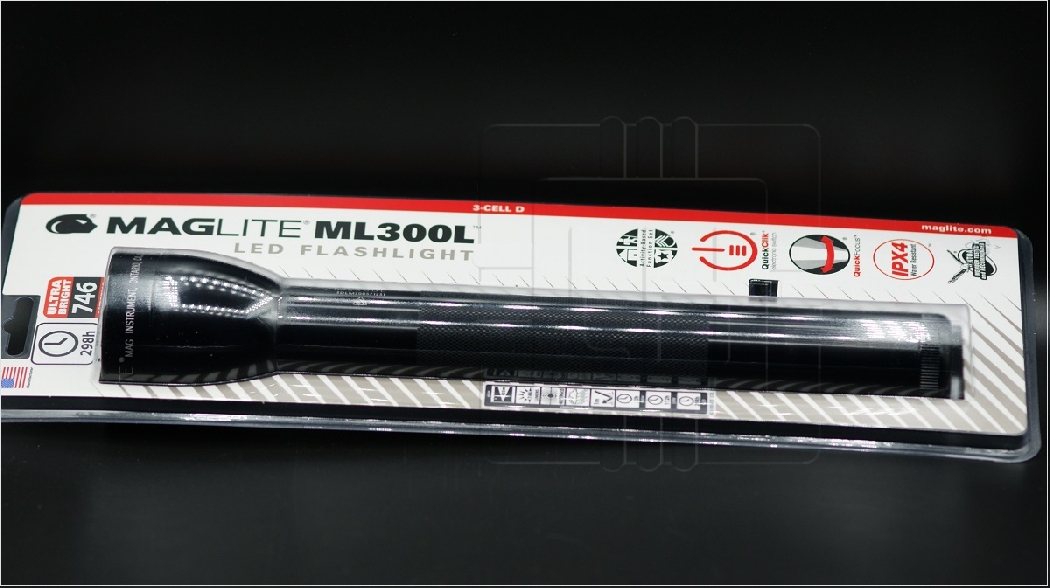 ML300L-S3016 150-000-073                  Linterna LED 3-Cell D, ML300, 746 lúmenes con múltiples modos y sistema de enfoque avanzado, Marca: Maglite 