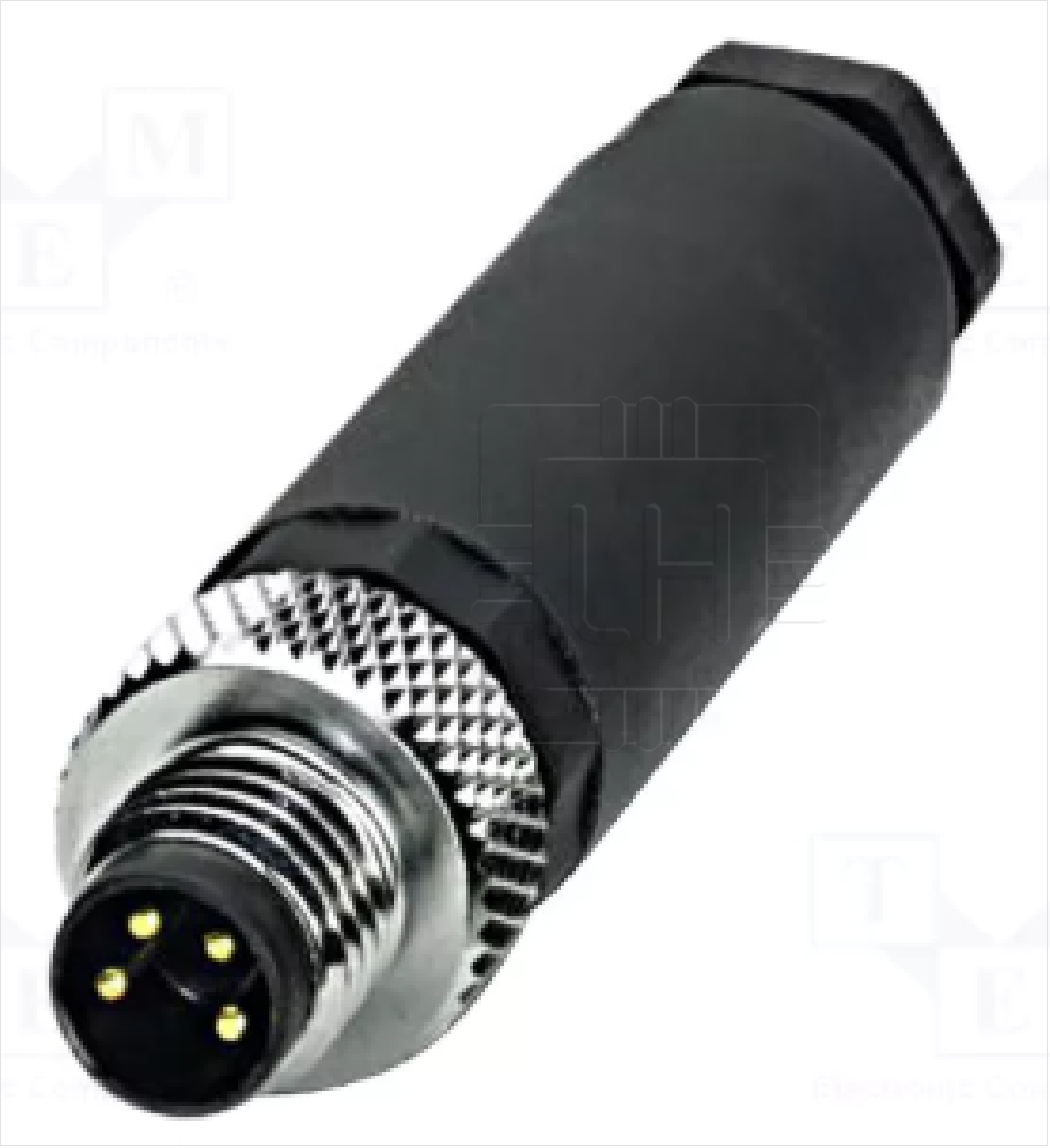 1501265 SACC-M 8MS-4CON-M-SW                       Conector M8; macho; 4 PIN; recto; para conducto; enchufe; 4A; 30V; Marca: Phoenix