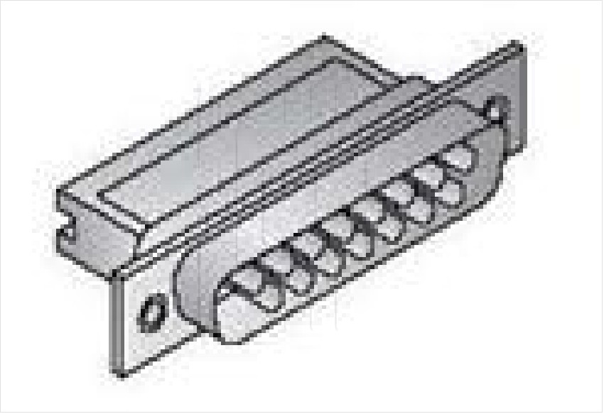 156-2637 Conectores D-subminiatura 37P IDC D-SUB PLUG