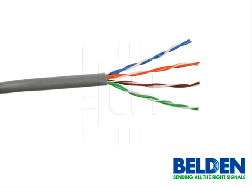 1583A 006u1000 Cat5e     Cable UTP Cat.5e Belden 305 metros 24 AWG Gris  BEL-1583A