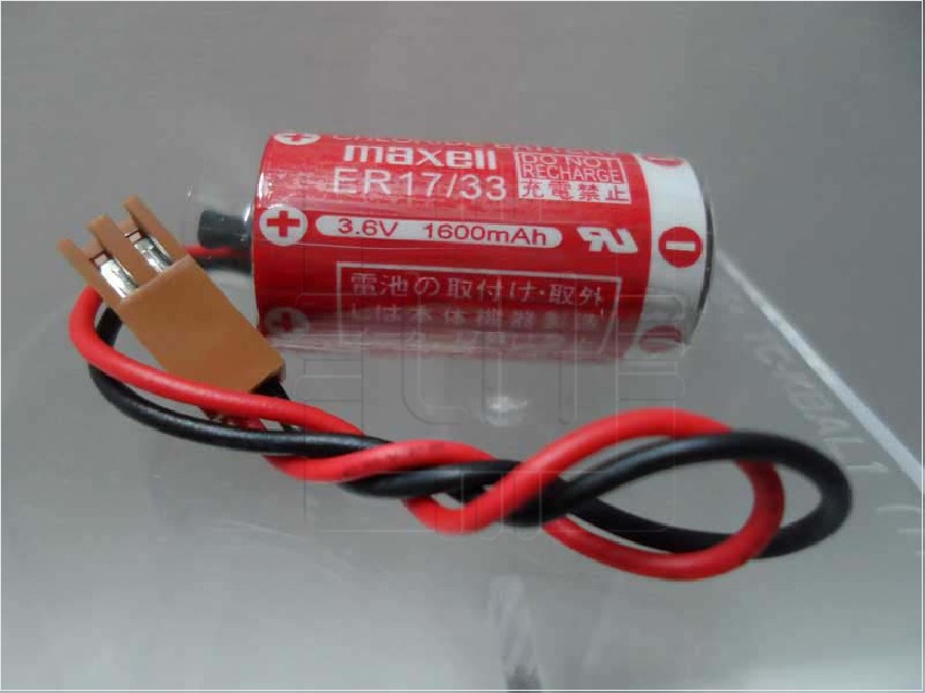 ER17/33+JAE       Batería con Cable y Conector 2/3A 3.6V 1600mAh