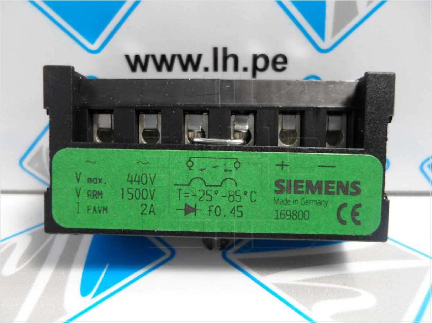 169800         SIEMENS RECTIFIER RECTIFIER EINWEG 3D1 VARISTOR 440V