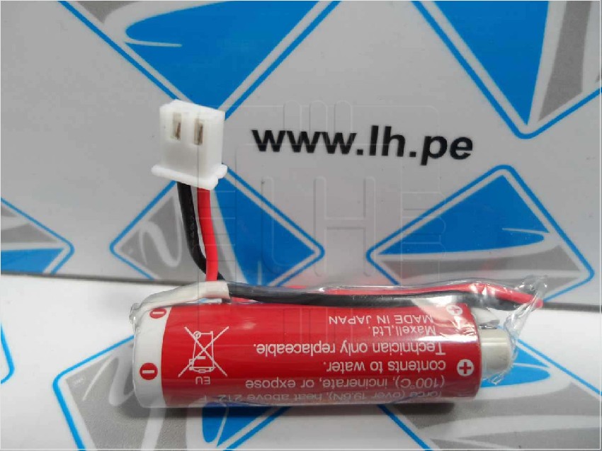 ER6C         Batería Lithium para PLC, programmable, 3.6V, marca Maxell