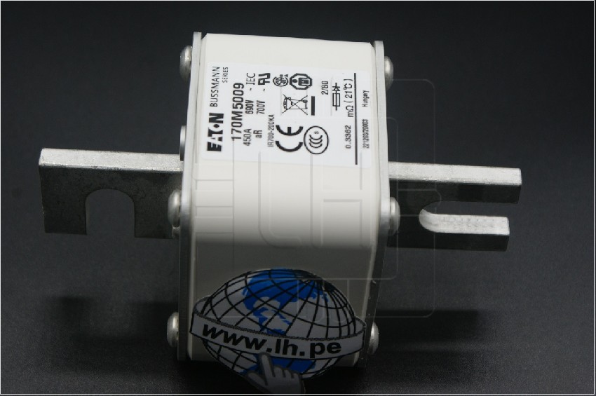 170M5009              Fusible Semi-Conductor, ultra rápido, 450A, 690/700V, DIN 2