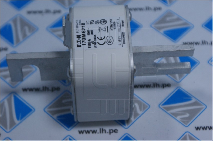 170M6218                   FUSE 1500A 690V 3TN/110 AR UC 170M6218 EATON ELECTRIC