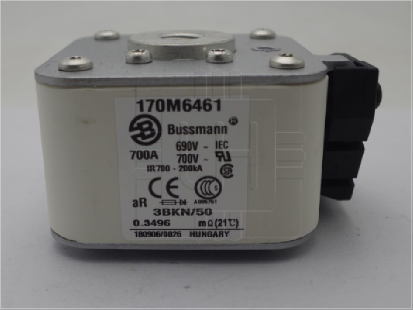 170M6461           FUSE ULTRARAPIDO 700A 690/700V 3BKN/50