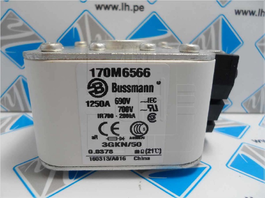 170M6566          Fuse 1250A, 690/700V, 3GKN/50 AR UC