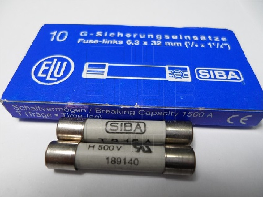 189140.0,8 Fusible de ceramica 6.3x32mm 800mA 500V, con retardo