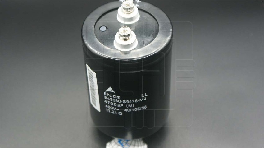 B43580-S9478-M2                   Capacitor: electrolytic; 4700uF 400VDC; con perno M6; Epcos