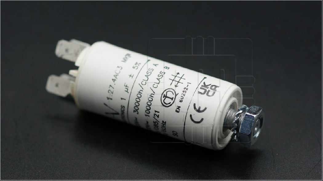 C274AC34100AA0J                Condensador: de polipropileno; para motores, de trabajo; 1uF, 420-470VAC; Marca: Arcotronics