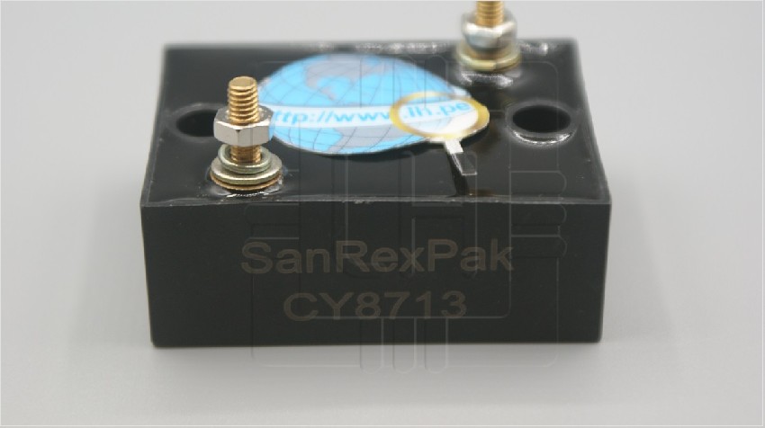 CY8713                       Varistor para ser usado en la protección de alternadores rotativos, marca Sanrex.