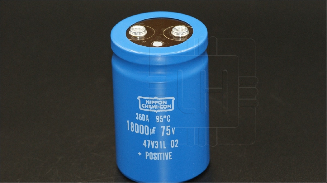 E36D750MLN183TC79U                        Capacitor Aluminio 36DA, 18000uF, 75VDC, 95°C, Marca: Nippon