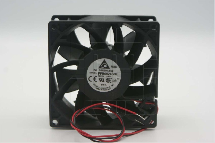 FFB0924SHE              VENTILADOR AXIAL 92X92X38MM 24VDC; 0.60A; 2 CABLES  DELTA