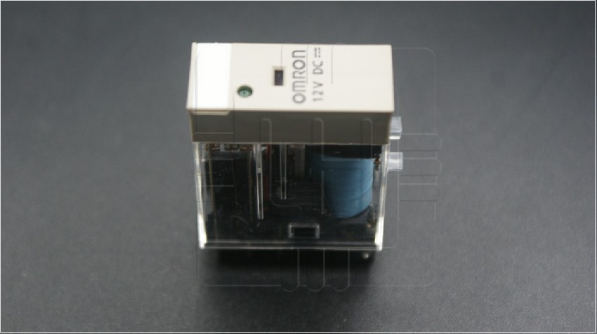 G2R-2-SN-12VDC         Relé electromagnético 12VDC, 8 Pines;  5A/250VAC, DPDT, Marca: Omron