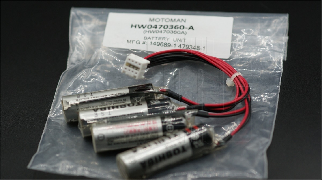 HW0470360-A 149689-1        Batería de Lithium con conector para automatismo, robótica. Batería para robot industrial.