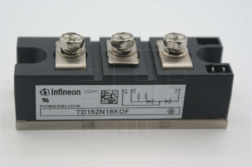 TD162N16KOF     POWER MODULE 162A 1600V SCR-DIODE