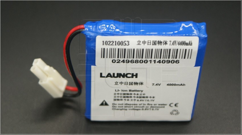 Launch X531 X631               Batería recargable 7.4V; 4000mAh para Launch X531 X631 X631+ Series