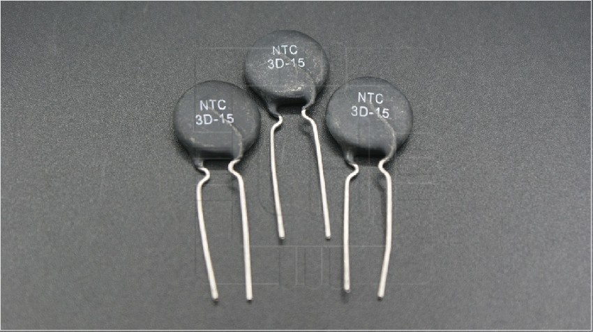 NTC 3D-15                  Thermistor NTC   3D-15, 3 Ohm - 7A - 7.5mm