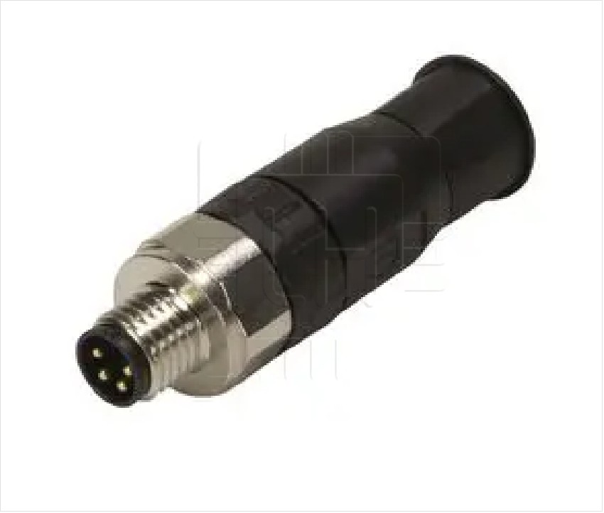 21023591401                  Conector M8, macho, 4 pines, recto, para conducto