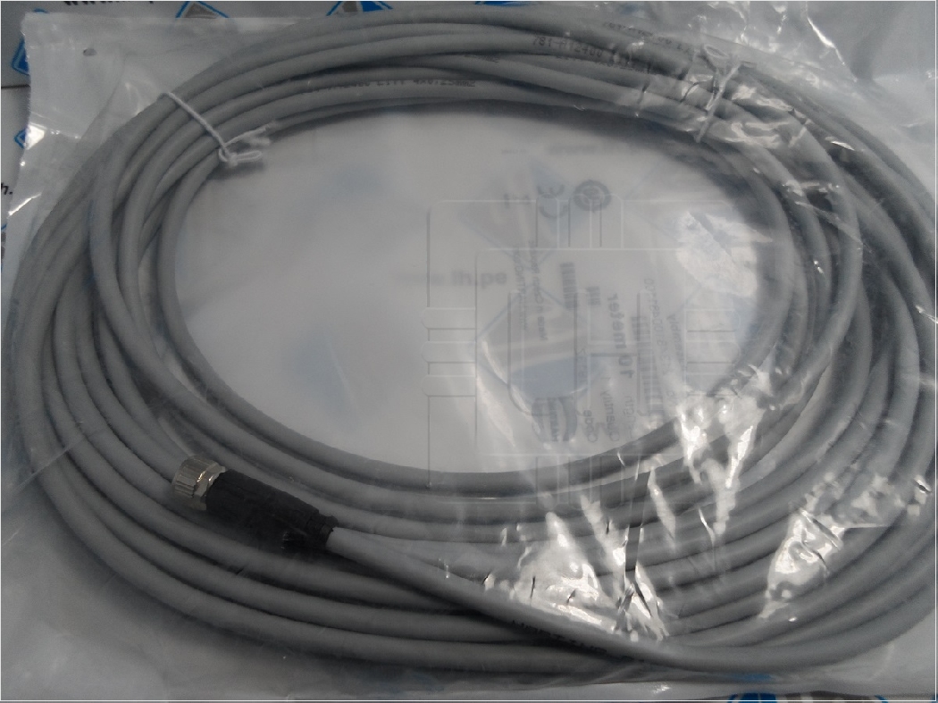 21348100481100         Conector M8, hembra, 4 pines, recto, con cable de 10 metros, marca Harting
