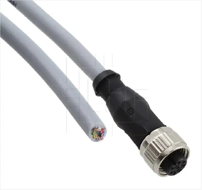 21348500882050              Conector con cable de 5 metros M12, 8 Pines, hembra