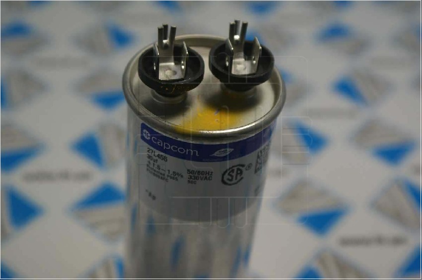 27L455        Capacitor Metalizado 30uF, +1.5-1.5% 330VAC, 50/60Hz. Protegido P965,  Capcom