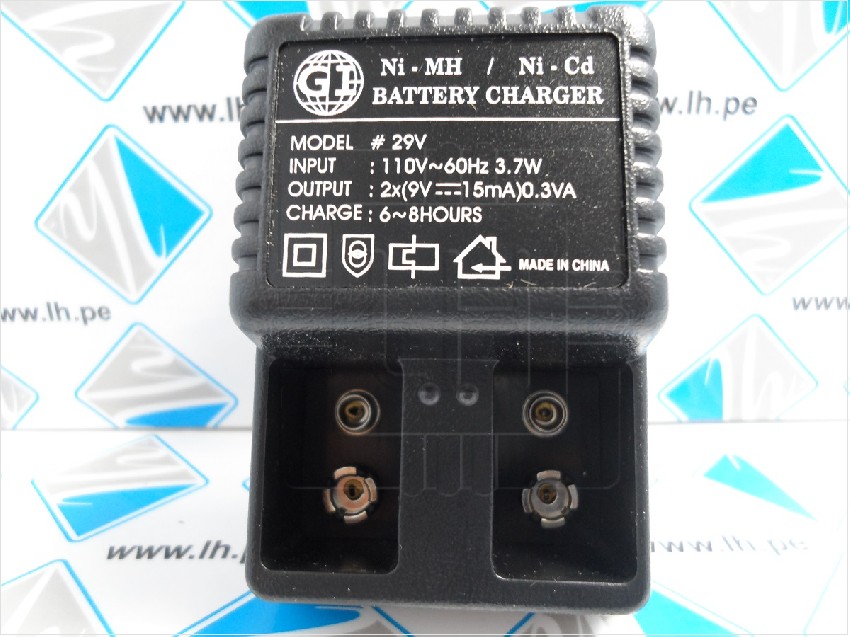 # 29V            GI 2 9-VOLT NiMH & NiCd Charger