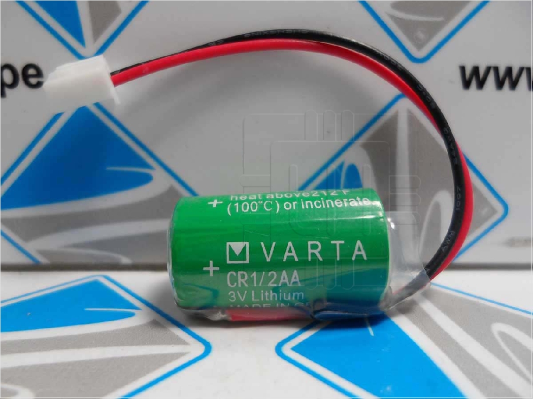 CR1/2AASWC 6127201390   Battery Lithium 3V wire varta