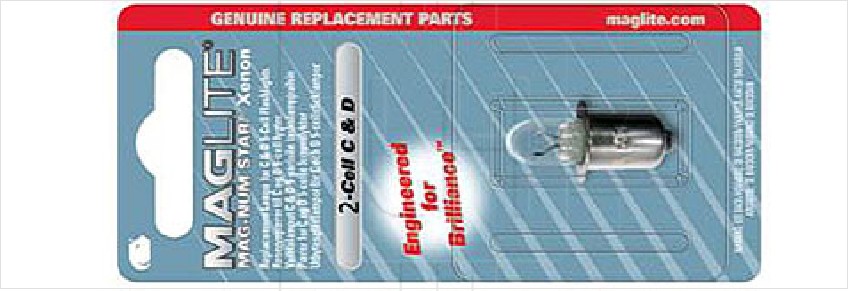 LMSA201 107-000-426   Maglite 2 Cell C&D Xenon Replacement Lamp