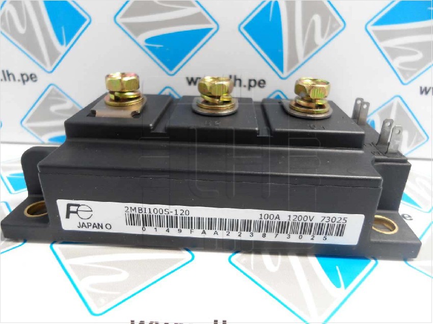 2MBI100S-120          Módulo IGBT 150 A, 1.200 V, N-Canal, M234, 7-Pines